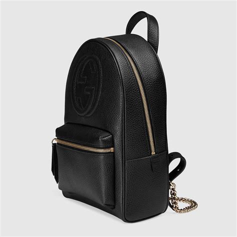 gucci soho leather backpack replica|black gucci backpack for women.